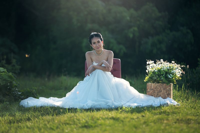 Bohemian Chic Wedding Gown